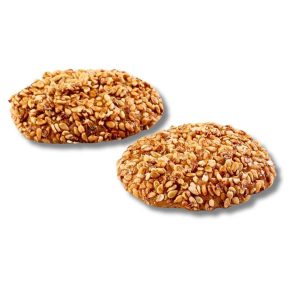 Zalatimo Sweets Sesame Cookies Gift Tin Round Can .75 KG | AlbazaarMarket.com