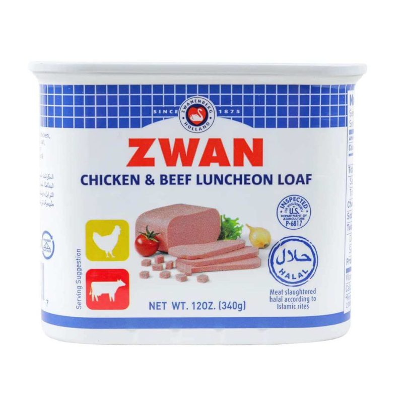 Zwan Chicken & Beef Luncheon Loaf Halal 12 oz. | AlbazaarMarket.com