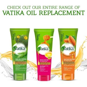 Vatika Naturals Cactus & Gergir Hair Fall Control Oil Replacement 200ml | AlbazaarMarket.com