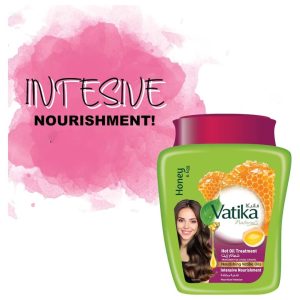 Vatika Naturals Honey & Egg Intensive Nourishment Hot Oil Treatment 500g | AlbazaarMarket.com