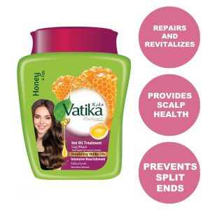 Vatika Naturals Honey & Egg Intensive Nourishment Hot Oil Treatment 500g | AlbazaarMarket.com