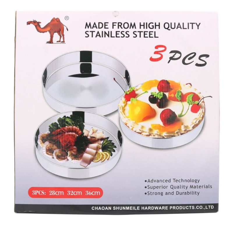 Stainless Steel Oven Tray 3pc Set