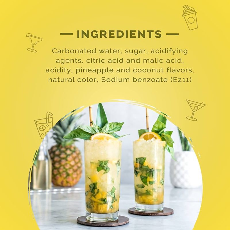Freez Mix Pineapple & Coconut Soda 6pk | www.AlbazaarMarket.com