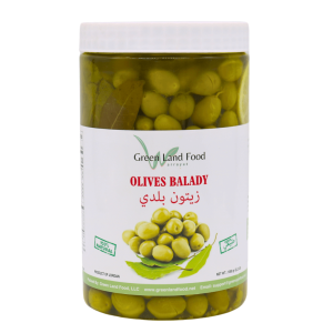 Green Land Food Balady Green Olives 2.2lb (1000g) | www.AlbazaarMarket.com