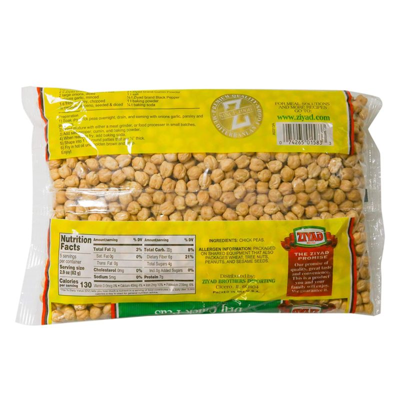 Ziyad Dry Chick Peas 32 oz. - Image 2