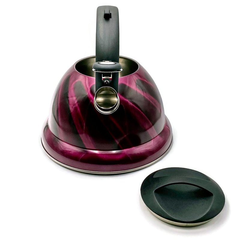 vicalina-stainless-steel-magenta-kettle-with-wavy-design-3.2-l