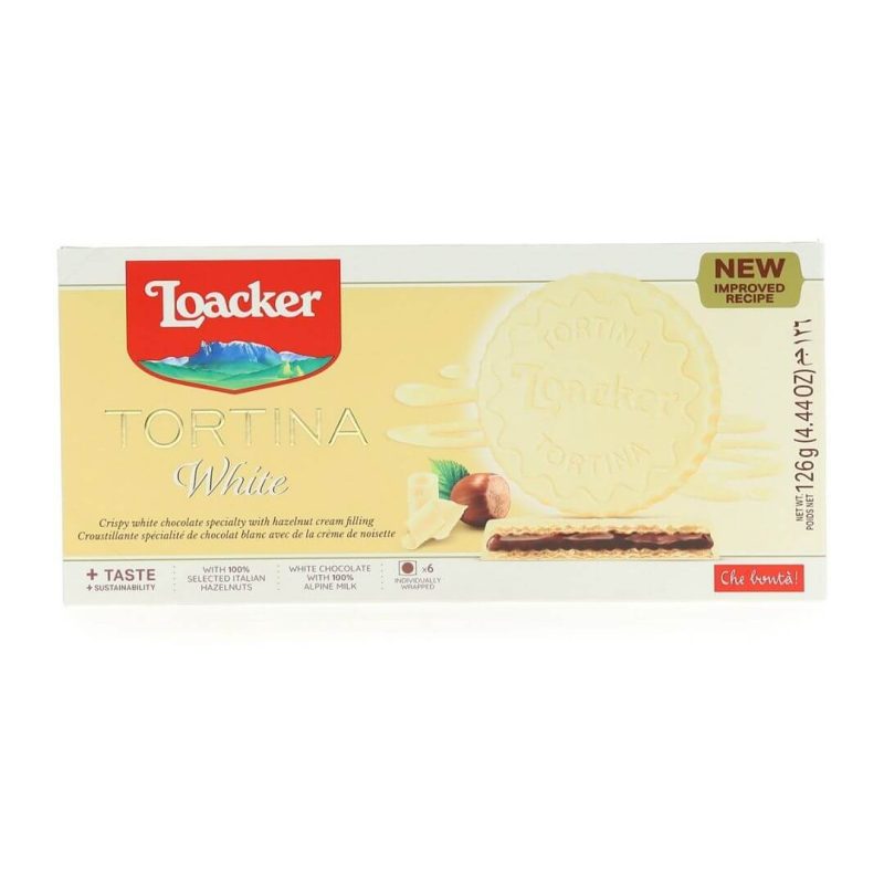 Loacker Tortina White 126g-1