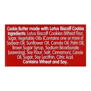 Lotus Biscoff Cookie Butter 14 oz