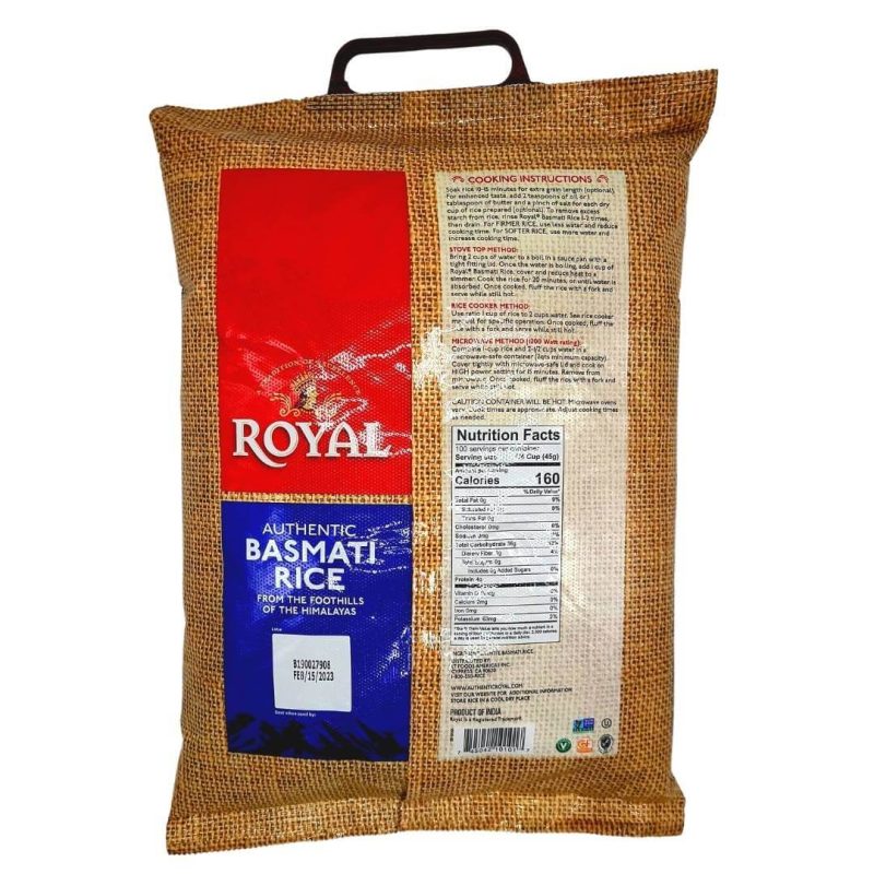 Royal Authentic Basmati Rice 10lb