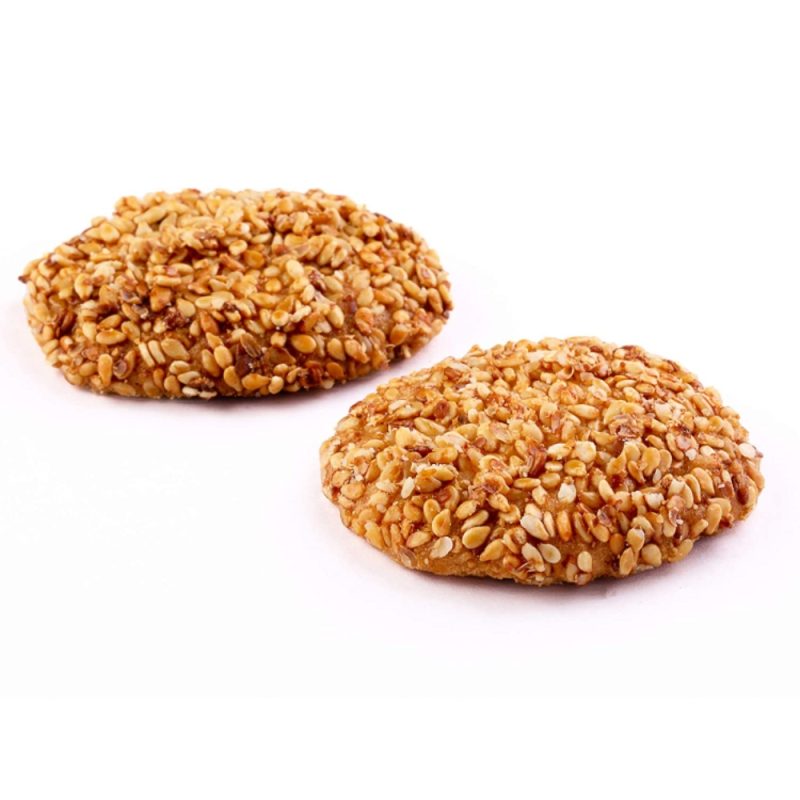 Zalatimo Sweets Sesame & Butter Shortbread Cookies (Round Tin) 750g | AlbazaarMarket.com