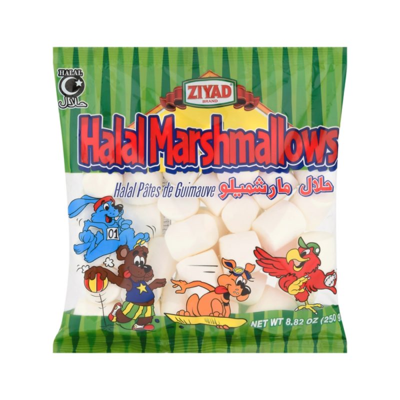 Halal Marshmallows 250g by Ziyad Brand | AlbazaarMarket.com
