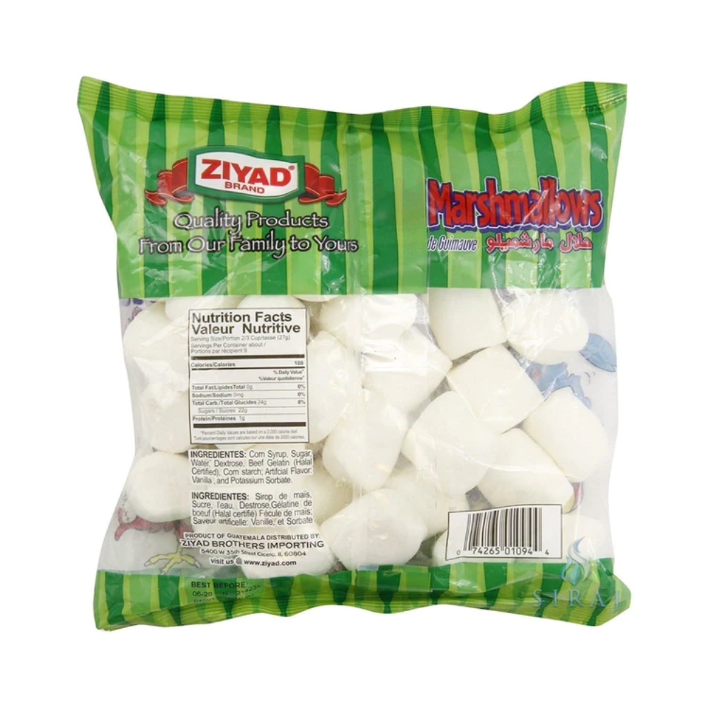 https://www.albazaarmarket.com/wp-content/uploads/2023/09/Ziyad-Halal-Marshmallows-250g-nf.jpg