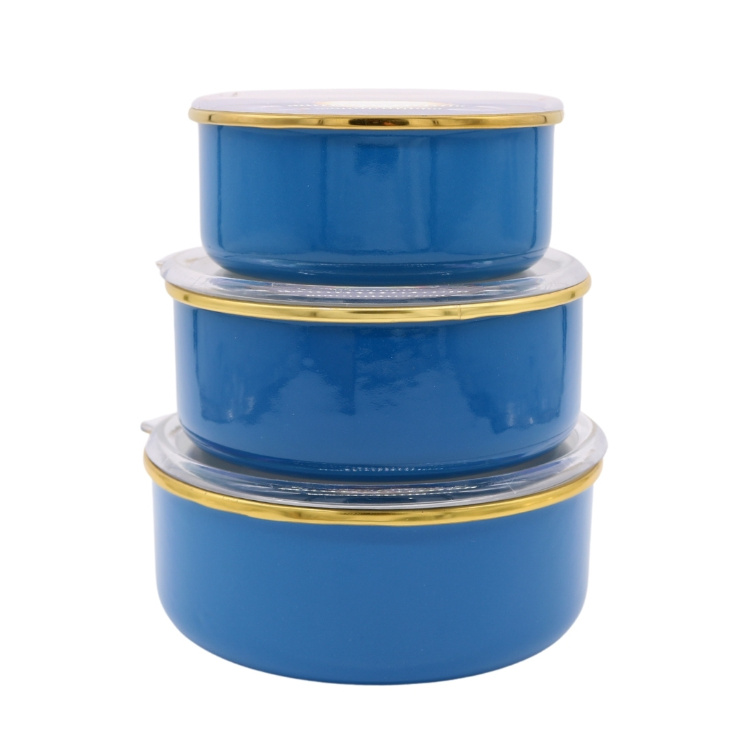 ebru-metal-emaye-blue-triple-containers-with-golden-stripes-