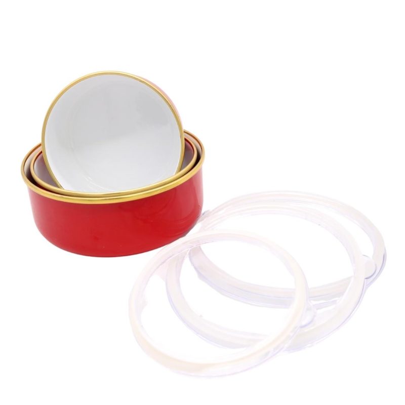 ebru-metal-emaye-red-triple-containers-with-golden-stripes