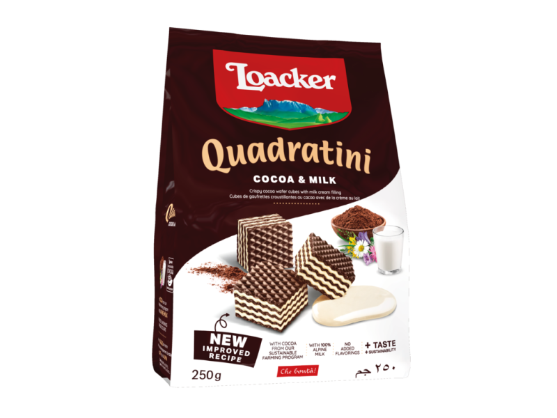 Loacker Quadratini Chocolate 250g