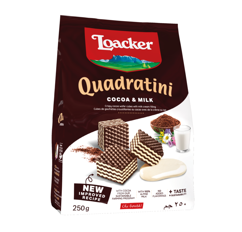 Loacker Quadratini Chocolate 250g