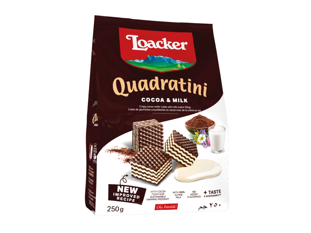 Loacker Quadratini Chocolate 250g