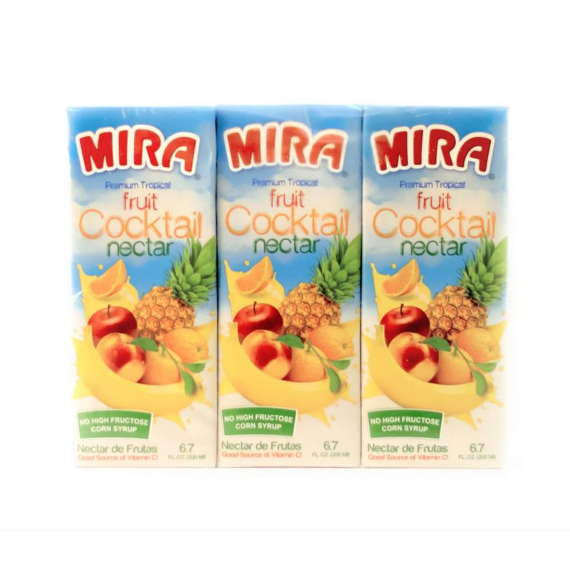Mira Fruit Cocktail Nectar Juice 3pk X 200 ml