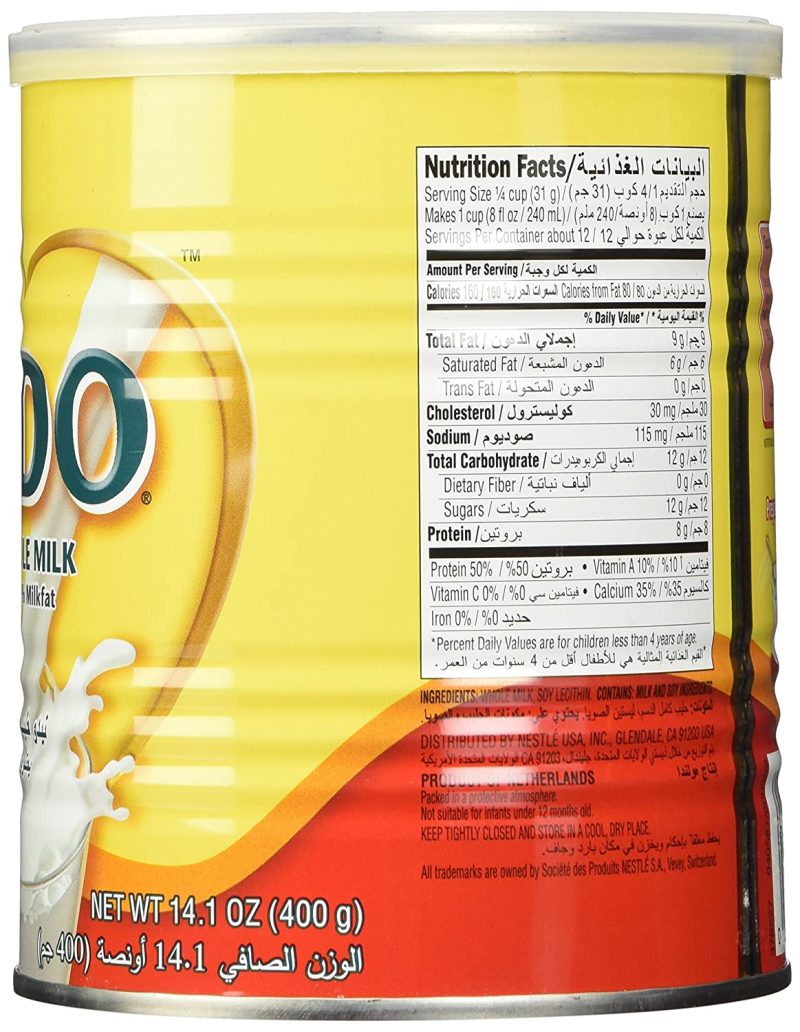 Nestle Nido Dry Whole Milk 400g | www.AlbazaarMarket.com