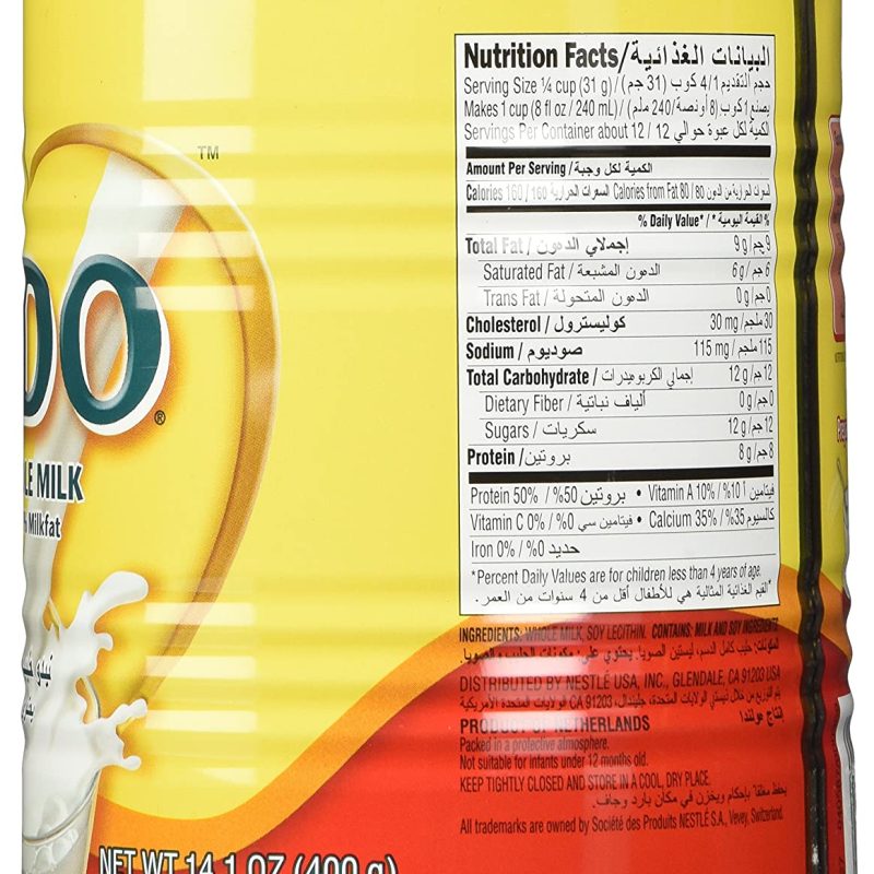 Nestle Nido Dry Whole Milk 400g | www.AlbazaarMarket.com