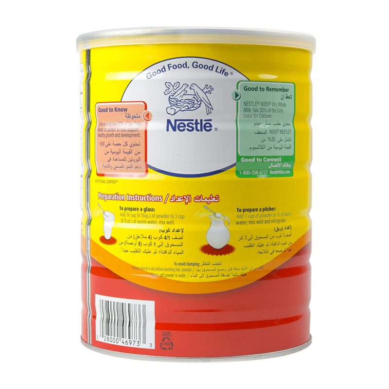 Nestle Nido Dry Whole Milk 900g | www.AlbazaarMarket.com