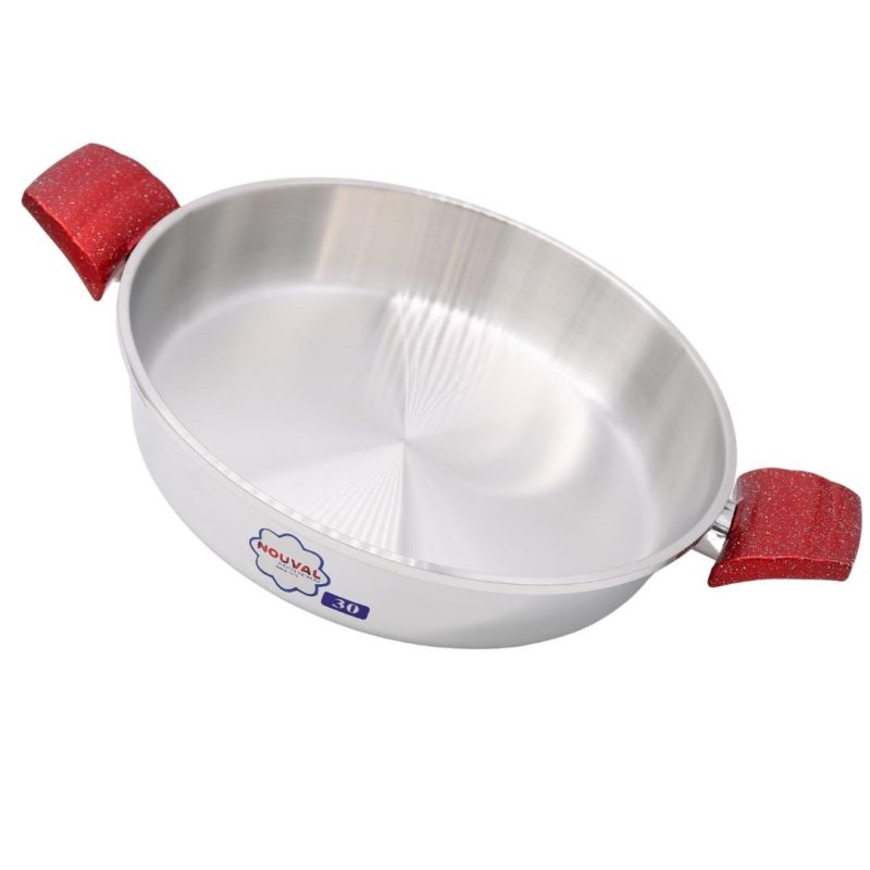 nouval-aluminum-double-handled-skillet-30-cm