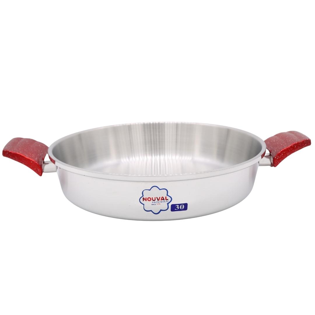 nouval-aluminum-double-handled-skillet-30-cm