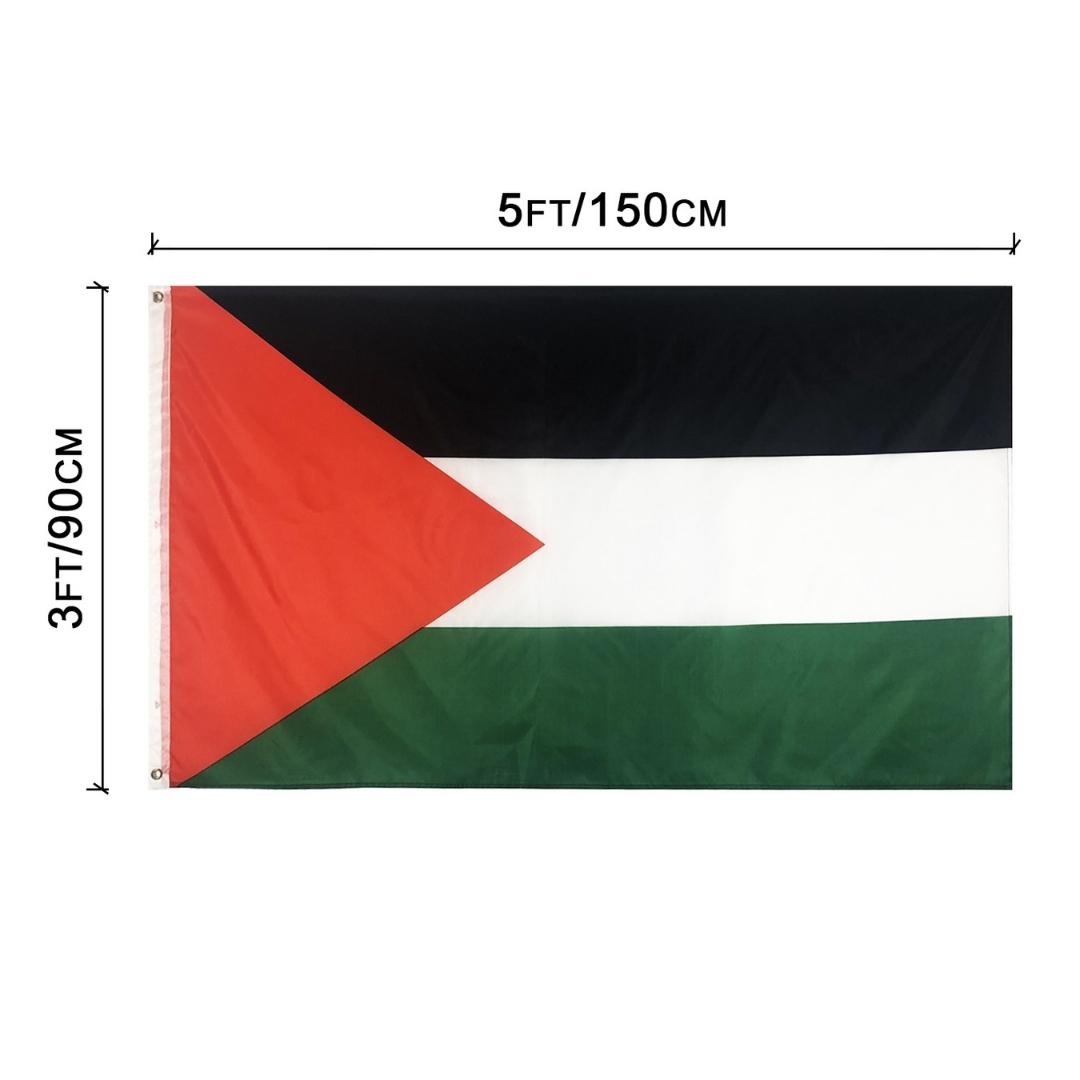 Palestinian Flag Large size 90/150 cm - Albazaar Market