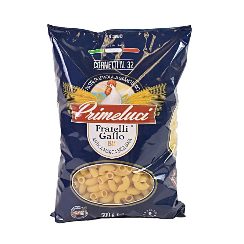 Cornetti Elbow Pasta (No. 32) by Primeluci | AlbazaarMarket.com