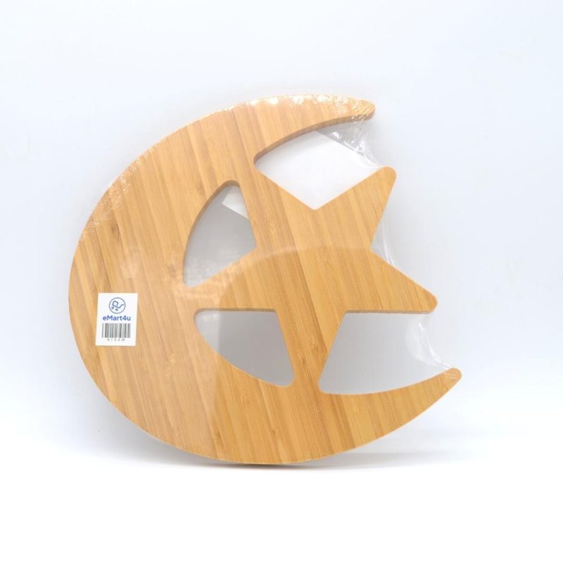 ramadan-solid-wood-moon-star-plate12x10