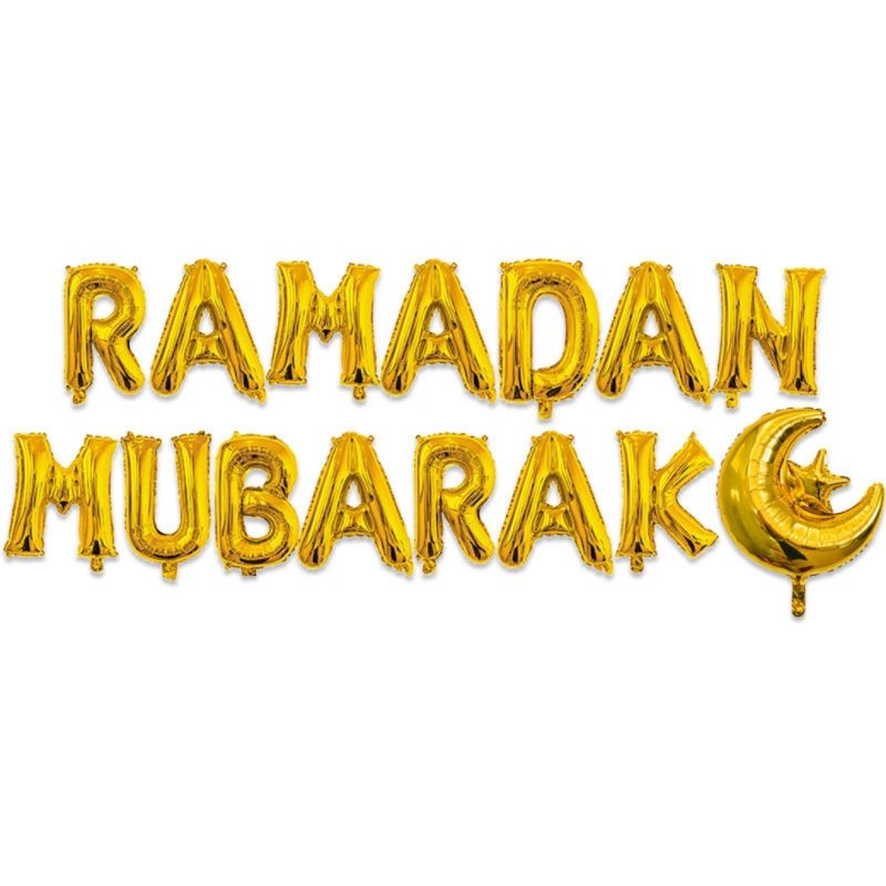 ramadhan-mubarak-gold-foil-balloons-décor