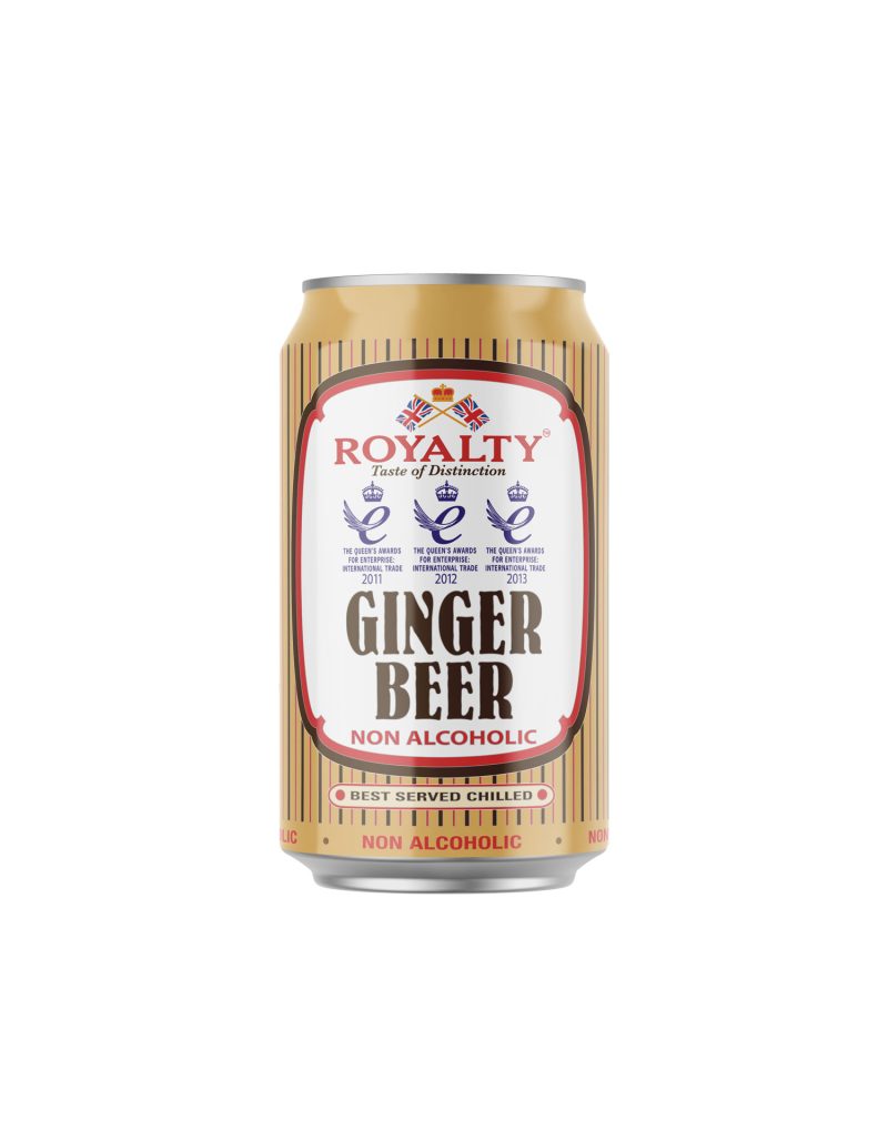 Royalty Ginger Non-Alcoholic Beer 330ml (Pack of 4) | www.AlbazaarMarket.com