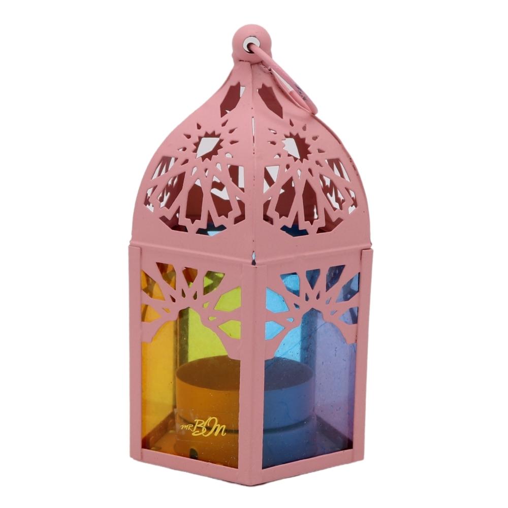 small-colored-pink-fanoos-ramadan-decor