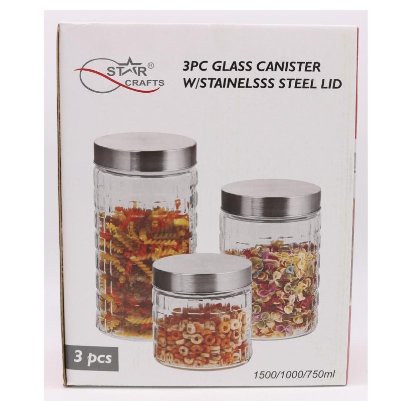 star-crafts-glass-canister-with-staineless-steel-lid-3-pieces