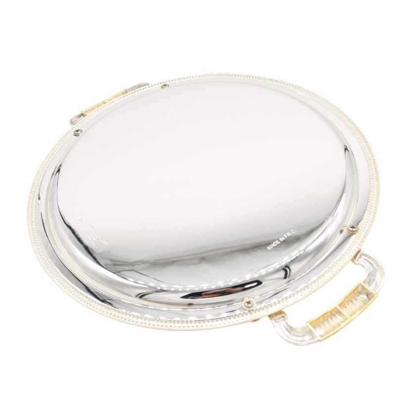 Turkish 2 Pieces Tray Set Gold & Silver - Image 3