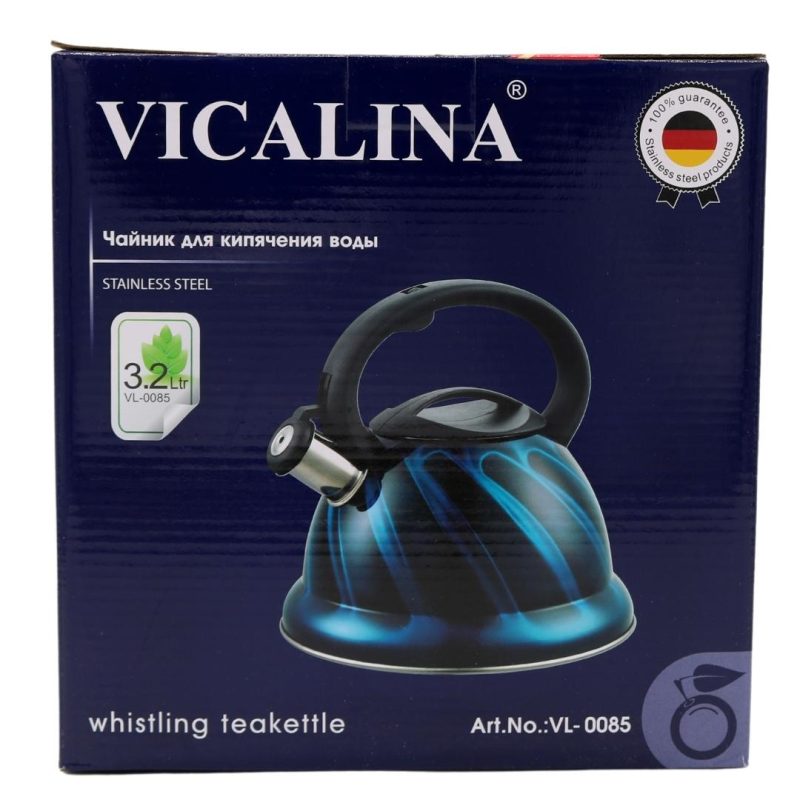 vicalina-stainless-steel-blue-kettle-with-wavy-design-3.2-l