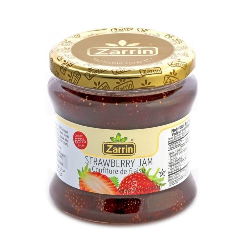 Zarrin Strawberry Jam 450g | www.AlbazaarMarket.com