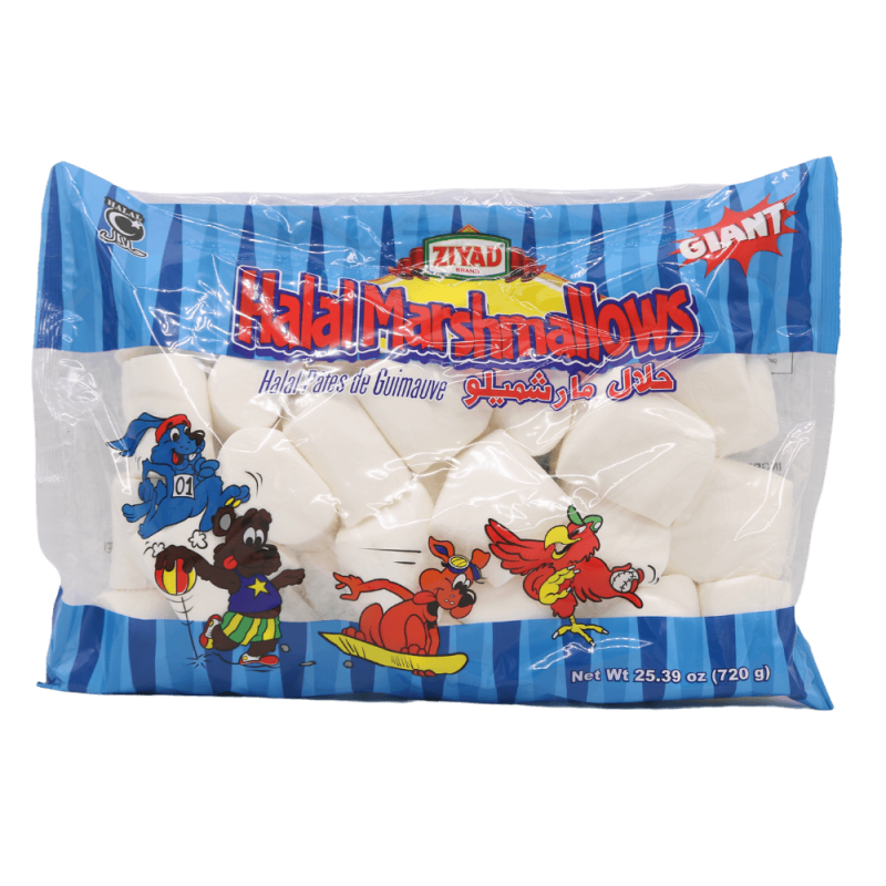 Halal Giant Marshmallows 750g by Ziyad Brand | AlbazaarMarket.com