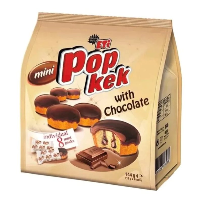 ETi Pop Kek with Chocolate (Mini Cakes) 144g