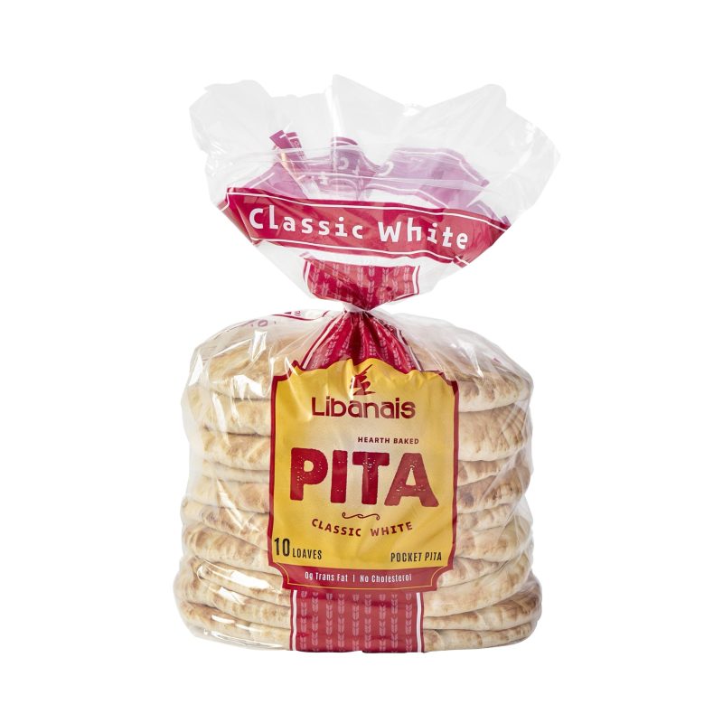 Pita Bread Classic White Fresh Frozen 2 Loaves | AlbazaarMarket.com