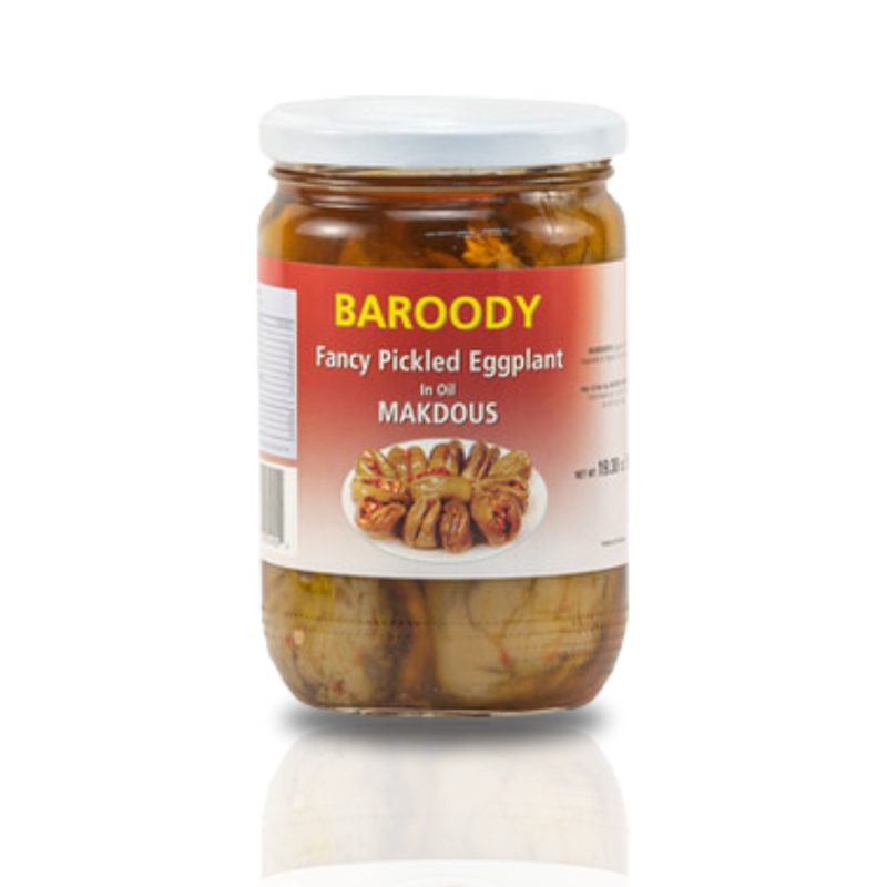 Baroody Stuffed Eggplant Makdous 550g | AlbazaarMarket.com