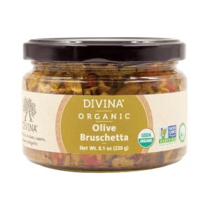 Olive Bruschetta Spread (Organic) by Divina 8.1 oz.