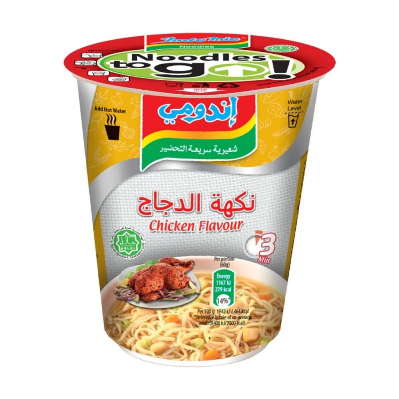 Indomie Chicken Flavor Cup Noodles 60g