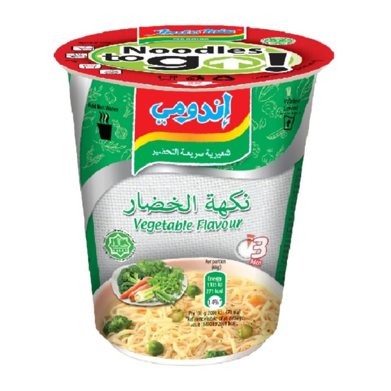 Indomie Vegetable Flavor Cup Noodles 60g