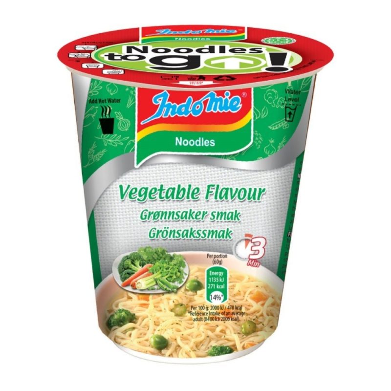 Indomie Vegetable Flavor Cup Noodles 60g