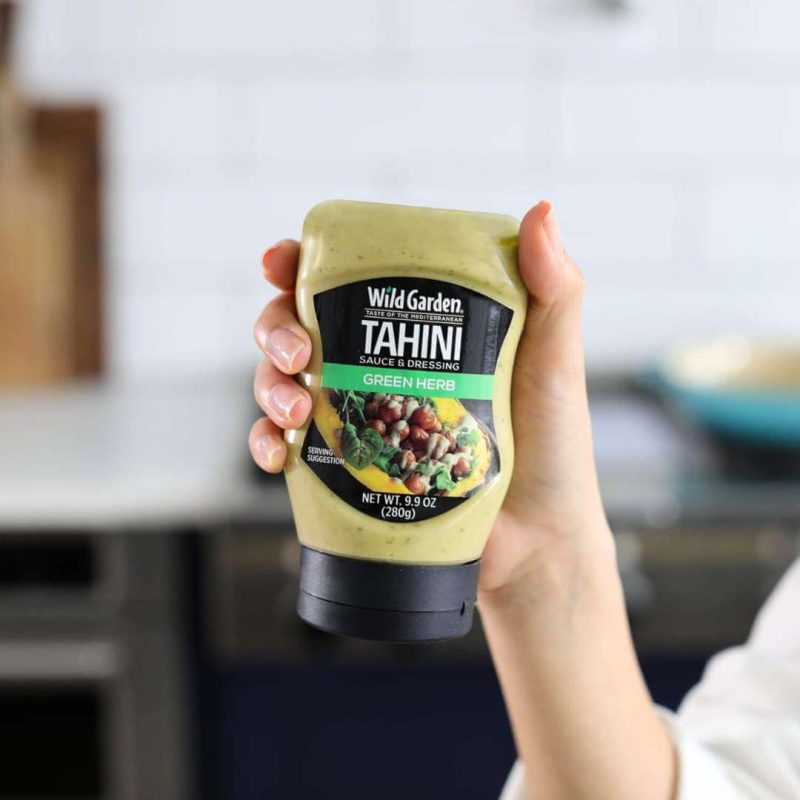 Wild Garden Easy Squeeze Green Herb Tahini 9.9 Oz | AlbazaarMarket.com