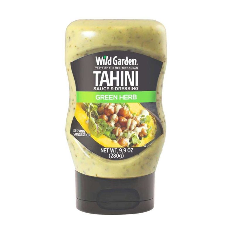 Wild Garden Easy Squeeze Green Herb Tahini 9.9 Oz | AlbazaarMarket.com