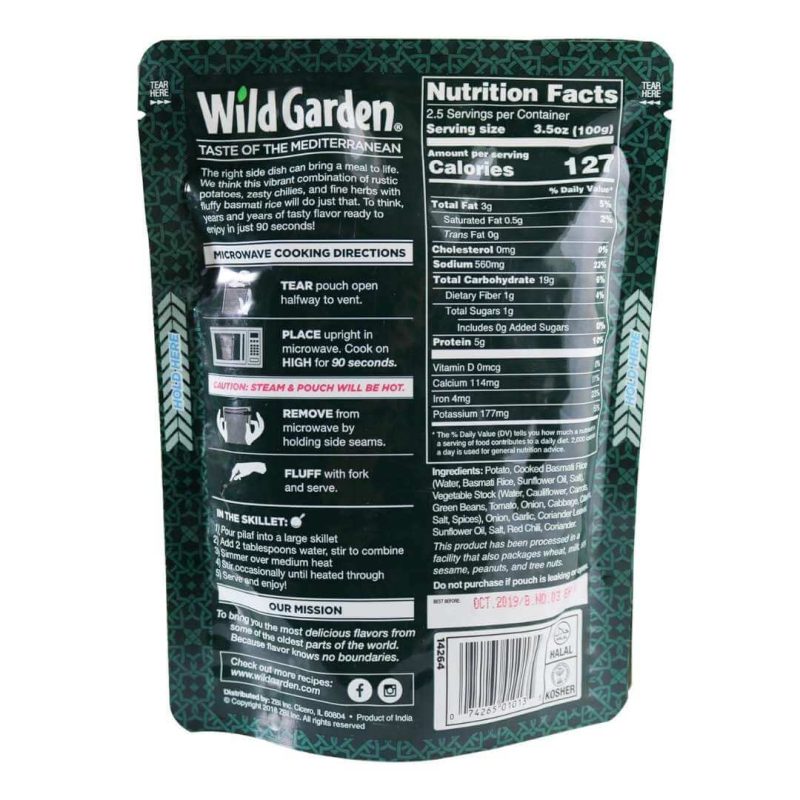 Wild Garden Rice & Potato Pilaf 8.8oz | Albazaarmarket.com