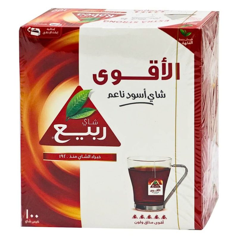 Rabea Extra Strong Fine Black Tea 100 Bags | AlbazaarMarket.com
