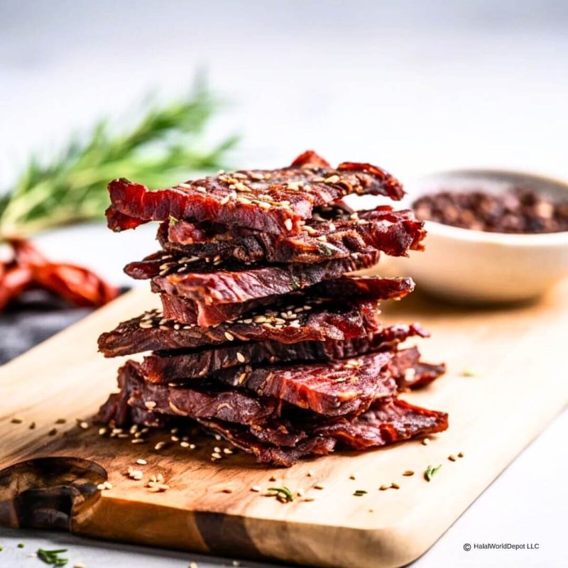 Sharifa Halal Beef Jerky Teriyaki 80g | Shop At www.Albazaarmarket.com